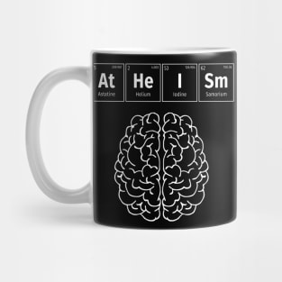 Atheism Periodic Elements for Scientific Men Women Atheists Mug